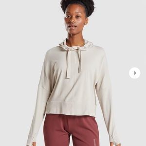 Gymshark pause pullover - pebble grey medium